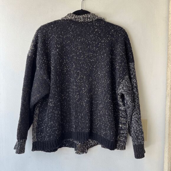 Amy Brill Lagenlook Patchwork Knit Cardigan Jacket – Handcrafted USA, One Size - Picture 3 of 10